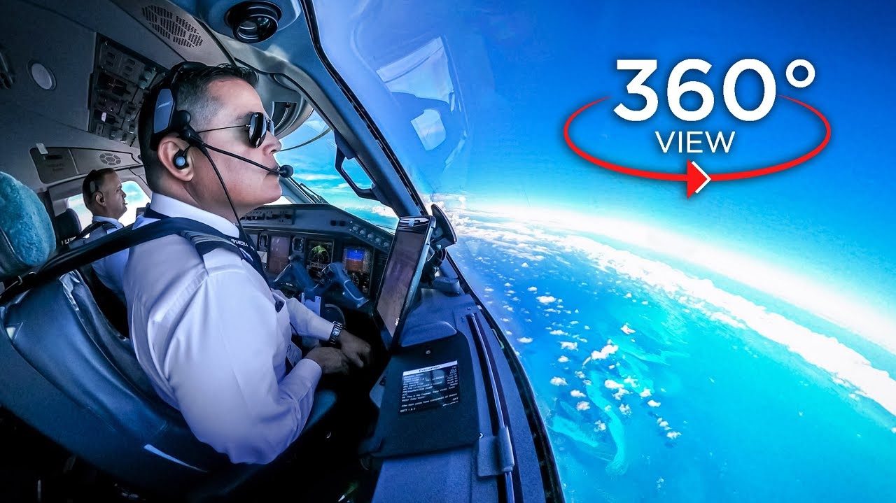 Airline Pilot's View 360° cover art