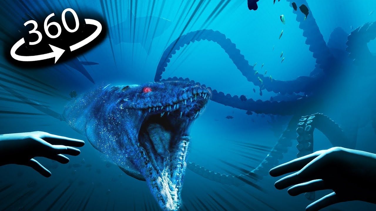 Terrifying Sea Creatures 360° cover art